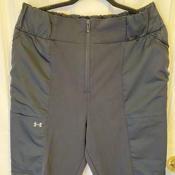 Under Armour Pants Mens Large Loose Activewear Track Training Athletic Black - Picture 5 of 10